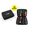 Marker Uni gift set Posca Art case u gumiranoj pernici (mix pc-1m/ pc-3m/pc-5m/pc-8k) 40/1 302422303