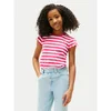 TOMMY HILFIGER Majica ESSENTIAL roza/bela