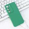 TERACELL Maska za Samsung S911 Galaxy S23 5G Silikon Pro Camera zimzelena