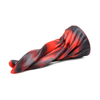 Creature Cocks Hell Kiss Twisted Tongues Silicone Dildo Red