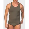 zd ZERO DEFECTS Spodnja majica Tank Top Soy fiber temno zelena