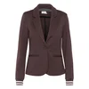 Kaffe Blazer Kinnie čokolada/bela
