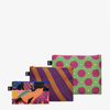 LOQI set 3 žepkov z zadrgo Zip Pockets Aurelia Durand, Chill Evening, Recycled