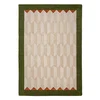 Zelena/v naravni barvi ročno tkana volnena preproga 160x230 cm Apex Border Wool – Flair Rugs