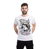 011Shop Muška majica kratkih rukava Rastao sam pored Dunava, Bela