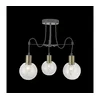 LUXERA 64402 - Viseći luster na sajli ABRAZO 3xE14/40W/230V
