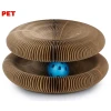 PET Toys praskalnik za mačke, 3v1, igrača, žoga, zložljiv