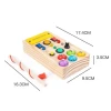 CAB Toys Lesena senzorična tabla 6+6 senzorjev