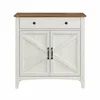 Songmics Kuhinjski regal 40x80x80 cm Bela-Rjava