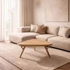 Hanah Home klub sto Alba 95, 95 cm, hrast