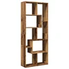 Pregrada / regal za knjige boja drva 67 x 25 x 161,5 cm drveni
