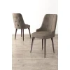 Hanah Home Set stolica Newa, 46x94x46 cm, 2 komada, Braon-smeđe