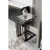 Hanah Home Mira set stolića (umetnuti), crna/providna (3 kom)
