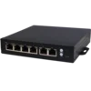 PoE mrežni switch, 6 port RJ-45, 4 PoE, rack ugradnja