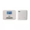 Sobni termostat LCD brezžični WELL , program (5+1+1), obm.: 5-30°C ( 0,5°C), IP30, I=10A, bela barva