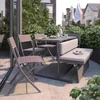 Bessagi Garden Set Za Balkon Mario, Modularen, Siva B., 5-Delno