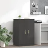 vidaXL Omarica za shranjevanje Črna 60 x 40 x 90 cm Jeklo