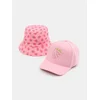 Sinsay - Set: kačket i bucket hat sa motivom malina 2 pack - šareno