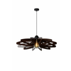 Lucide 77483/76/30 - Lestenec na vrvici ZIDANE 1xE27/15W/230V rjav/črn