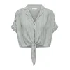 ONLY Bluza ONLPAULA siva/bela