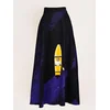 Pineapples Dont Have Sleeves Krilo Gorgona Island Skirt rumena/lila