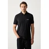 Armani Exchange polo majica moška bombažna z elastanom