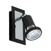 Eglo Sarria spot/1, led, gu10, 1x5w, 400lm, hrom/crna