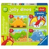 Ravensburger Slagalica Moje prve puzzle Jolly Dinos, 2/3/4/5 delova