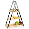shumee 3-nadstropni bambusov pladenj 53 cm