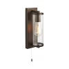 Endon 94077 - Kupatilsko zidno svetlo TAYLOR 1xE27/10W/230V IP44 braon