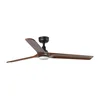 FARO 33809WT1S-LED prigušiva ventilator HEYWOOD L 10W/230V CCT preč.132cm drvo/crna WT+DO