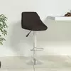 Vidaxl vidaXL Barski stol, črne barve, umetno usnje
