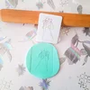KREATIVNI SLATKIŠI Modla za kolače Mladenci modla za svadbene, 10 cm, Bela