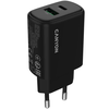 CANYON charger OnCharge 200 20W 1xPD 1xQC EU Black