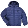 Guess Puhovke HOODED LS PADDED PUFFER W ZIP Modra