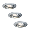 Paulmann 92516 - Komplet 3x LED-GU10/3,5W ugradnih svetiljki za kupatilo 230V