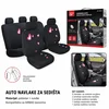 KMT Navlaka za auto sedišta, Crno-roze