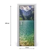 tulup.si Samolepilni tapete na vratih Jezero v gorah 75x205 cm