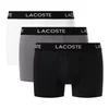 Kratke hlače Lacoste Microfiber Trunks 3-Pack Black/Lead Grey-White XL