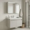 HANAH HOME Kupatilski ormarić sa umivaonikom i ogledalom (2 komada) Arno 85 788