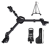 K&F Photography Tripod Dolly, Heavy Duty with 3 Rubber Wheels 44lbs Capacity Tripod Wheels.