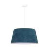 Duolla - Luster na sajli BOUCLE 1xE27/15W/230V, prečnik 50 cm, tirkizna