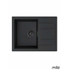 Milo Granitna sudopera Retto, o90, 65x50cm, Lava stone