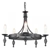 Elstead BY5-BLACK - Luster na lancu BELFRY 5xE14/60W/230V