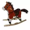 BABY LINE Plisani Konjic Klackalica Happy Pony Svetlo Braon