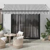 Uvlačiva tenda antracit i bijela 3,5x2,5 m tkanina i aluminij