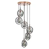 Opviq Luster Av-1850-6T-Bsy, 140cm, 40 cm, 6xE14, Crni