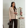 Squareonline Ženski sako Pink Tweed Touch, Roze