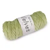 Preja Marshmallow thick Velvet O10 mm 500 g - (107) zelena žlica.