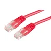 LAN Ethernet patchcord Cat 6 omrežni kabel 0,5 m rdeče barve